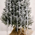 thumbnail image 4 of GAXIRE 36 colgantes de carámbanos de simulación para árbol de Navidad., 4 of 5