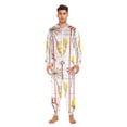 thumbnail image 3 of FORMRS Onesies Pajama for Adults Unisex Hoodie Winter Jumpsuit One Piece Sleepwear, Sizes S-2XL, Beach Crab, 3 of 7