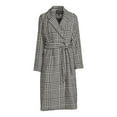 thumbnail image 4 of Jason Maxwell Women's and Women's Plus Long Coat with Tie Belt, Sizes S-3X, 4 of 5