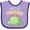 Lavender and Purple, variant on Inktastic Gigi's Lil' Dinosaur with Cute Stegosaurus Boys or Girls Baby Bib