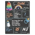 thumbnail image 4 of Cohas Basic Design Baby Milestone Chalkboard, 9 by 12 inches, No Marker, 4 of 8