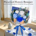 thumbnail image 3 of Ramo de flores preservadas MAMAMIKO Forever Roses Blue, 3 of 7