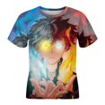 thumbnail image 4 of My Hero Academia Kids Short Sleeve Tee Shirt Novelty Crewneck T-Shirts Unisex Summer Blouse Tops for Boys Girls 130CM, 4 of 8