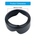 thumbnail image 3 of EW53 Camera Lens Hoods for EF-M 15-45mm f/3.5-6.3 IS / 15-45 mm 3.5-6.3 Reduces Flares and Enhances Quality, 3 of 8