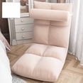 thumbnail image 4 of Silla de Piso, respaldo Ajustable, Franela Agradable Para La Piel, Estructura de Metal Resistente, Sillón Plegable Para Leer, Jugar, Trabajar, Mirar Televisión y Meditar,, 4 of 7