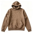 thumbnail image 2 of shoper Leopard Hoodie for Women, Oversized Y2k Print Hoodies Pullover Trendy Hooded Fall Sweatshirts with Pockets, 2 of 7
