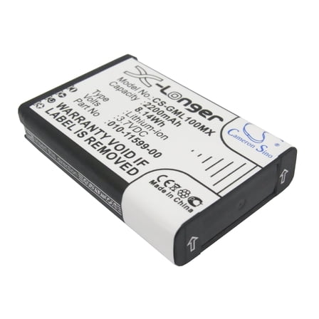 2200mAh 010-11599-00 Battery Garmin E1GR, E1GRVIRBELITE, E2GR, E2GRVIRBELITE