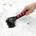 thumbnail image 4 of Car Ice Scrapers Frost Snow Removal for Car Windshield and Window with Foam Handle，Blue/red, 4 of 6