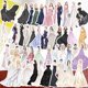 thumbnail image 2 of Paquete de pegatinas para vestido de novia, anime, 50 unidades, dibujos animados decorativos, 2 of 3