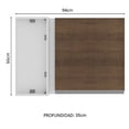 thumbnail image 2 of Alacena de Esquina Madesa 1 Puerta Marron G257529BGL, 2 of 9