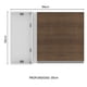 thumbnail image 2 of Alacena de Esquina Madesa 1 Puerta Marron G257529BGL, 2 of 9