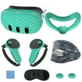 thumbnail image 1 of 7-in-1 VR Accessories Set for Meta Quest 3 – Silicone Front Shell Cover, Controller Grip Covers, Anti-Scratch Face Cover, Lens Protector Cover & More, 1 of 7