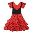 thumbnail image 6 of Gubotare Vintage Dresses for Girls Halter Dress Sleeveless Bowknot Heart Neck (Black,10-11 Years), 6 of 8