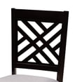 thumbnail image 5 of Bowery Hill Gray Fabric and Dark Brown Finished Wood 5-Piece Dining Set, 5 of 9