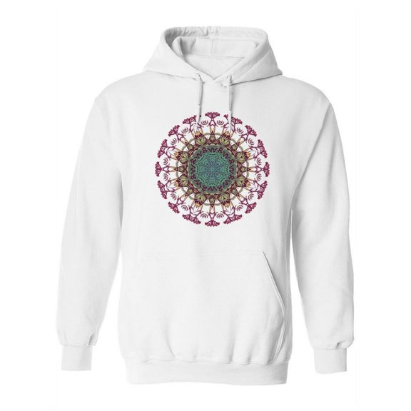 Pink Mandala Hoodie Women -Image by Shutterstock, Female Medium