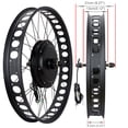 thumbnail image 5 of Voilamart 48V 1000W Fat Tire E Bike Conversion Kit Ebike Conversion Kit Mens Bike Electric Bike Kit Ebike Kits Electric Hub Motor 26 inch Font Wheel Hub Motor E Bike Kit Electric Motor Kits for Bikes, 5 of 8