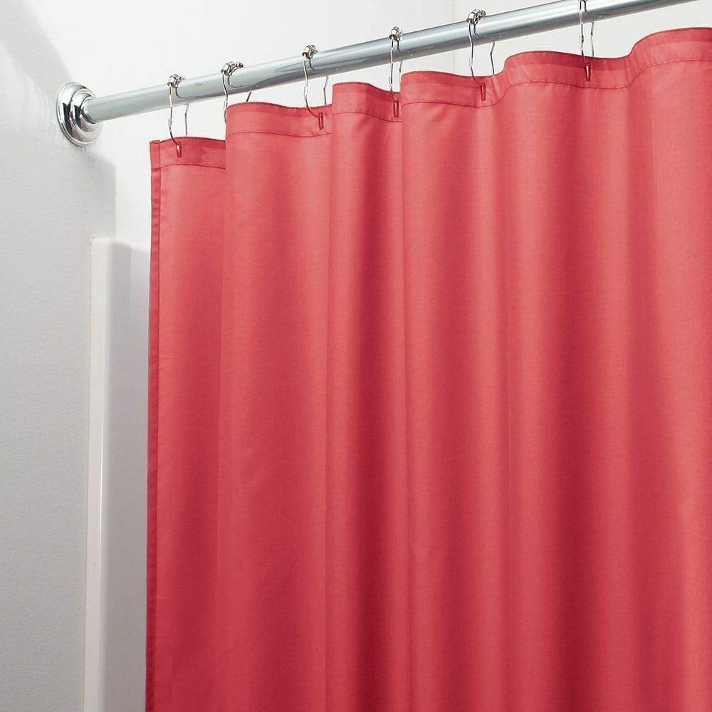 Vinyl Shower Curtain Liner with Weighted and Metal Grommets in