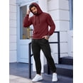 thumbnail image 4 of COOFANDY Men's Tracksuit 2 Piece Hooded Athletic Sweatsuits Casual Running Jogging Sport Suit Sets, 4 of 7