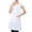 White, variant on Ludlz Unisex Apron Long-lasting Work Apron with Pockets Adjustable Straps Cooking Apron for Grill Restaurant Bar Cafes