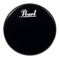 Pearl 22" Black Pearl Logo Bass Drum Head