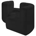 thumbnail image 6 of Meridian Furniture Arc Black Boucle Fabric Modular Sectional, 6 of 9