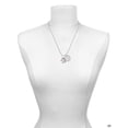 thumbnail image 2 of Delight Jewelry Silvertone 3-D Unicorn Head - She is Clothed in Stength and Dignity Charm Necklace, 20"+3", 2 of 4