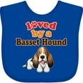 thumbnail image 3 of Inktastic Basset Hound Dog Lover Boys or Girls Baby Bib, 3 of 4