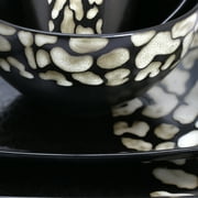 Elama Savannah 16 Pieces Stoneware Dinnerware Set