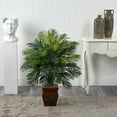 thumbnail image 5 of Nearly Natural Green 38" Areca with Decorative Planter Silk Plant, 5 of 6