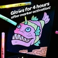 thumbnail image 4 of Crayola Glow in the Dark Coloring Set with Markers, Sea Creatures, Glow Toys for Kids, Unisex Child, 4 of 10