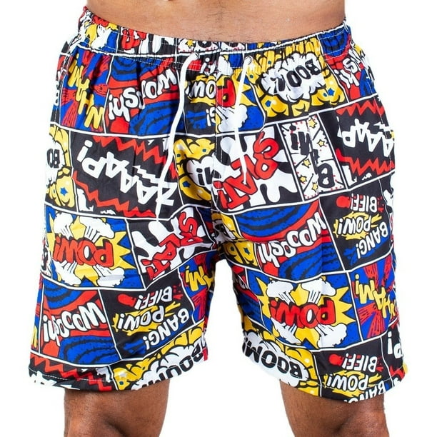 Short De Baño Estampado. Bañador Para Hombre