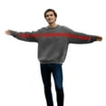 thumbnail image 4 of Shadoumai I Love You This Much Hoodies Valentine Sweatshirts for Women Men Valentine's Day Funny Graphic Pullover for Couples, 4 of 6