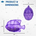 thumbnail image 3 of Nispira Limpiador Desmineralizador Universal 12 Fish para Humidificadores, Deshumidificadores Evaporativos Ultrasónicos, Agua Dura, Elimina el Olor a Polvo Blanco. Compatible con Protec Guardian Aquas, 3 of 6