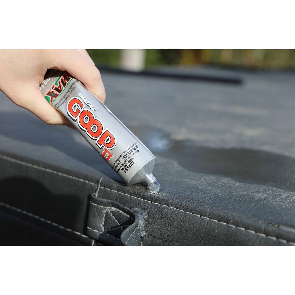 Amazing Goop II MAX Adhesive Glue Repair All Weather Flexible 2 oz Clear, 3-Pack