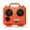 Orange, variant on DemerBox Waterproof, Portable, and Rugged Outdoor Speakers. Loud Sound, 40+ hr Battery Life, Dry Box + USB Charging, Pairing Party Mode. Built to Last + Fully Serviceable, Orange