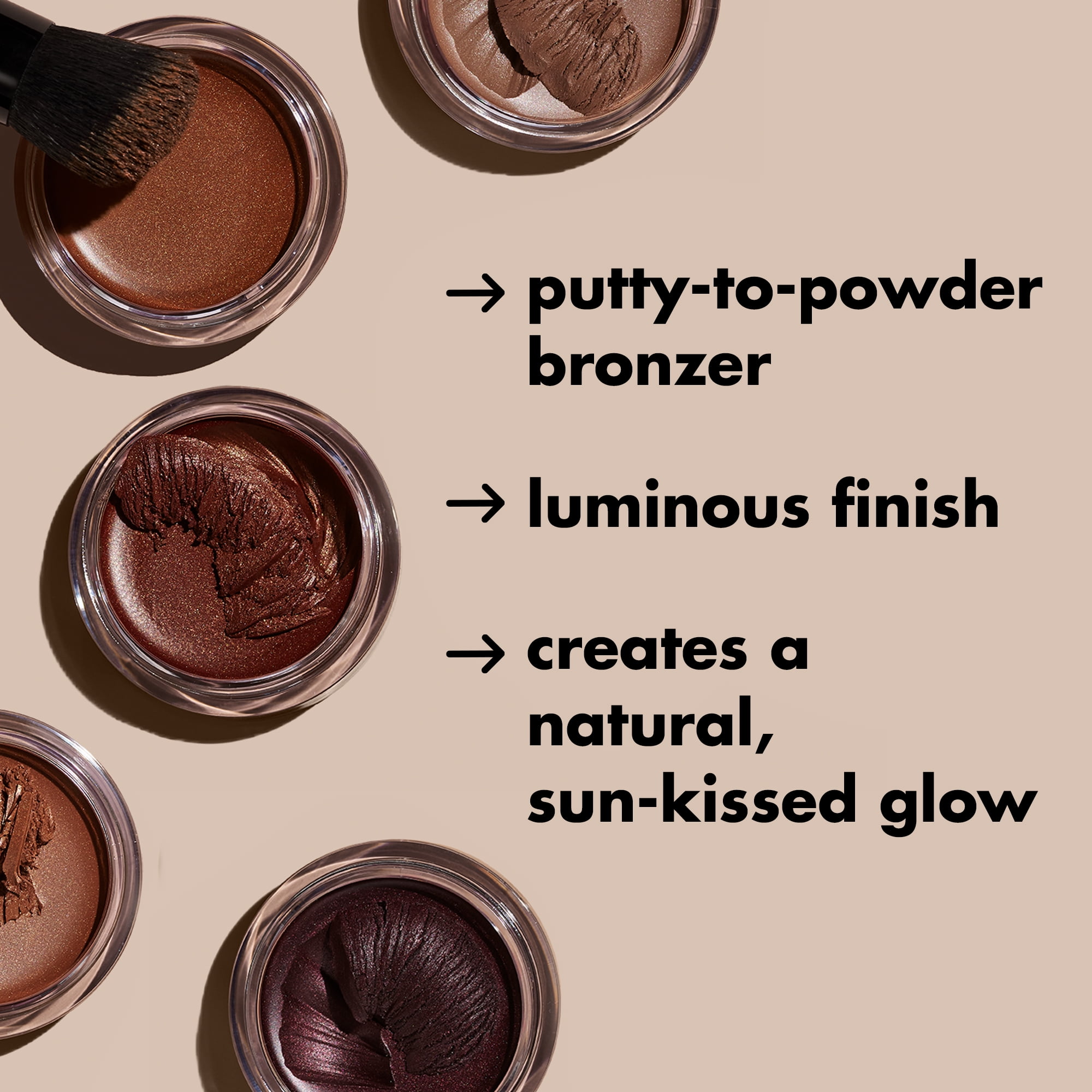 e.l.f. Luminous Putty Bronzer, Vacay Mood, 0.35oz