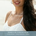 thumbnail image 2 of KISPER 925 Sterling Silver Italian Cuban Chain Necklace w/ Lobster Clasp, 2 of 6
