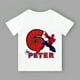 thumbnail image 3 of Camiseta de algodón para niños Cumpleaños Numble Niña Niño Niño 2 3 4 5 6 7 8 9 Años Marvel Spiderman Verano 2024 Camiseta de manga corta blanca para bebé, 3 of 5