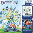 thumbnail image 4 of Set de construcción HuiNiu 2024 Ferris Wheel con Fairy Light 813PCS, 4 of 8