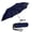 Navy, variant on T.020 Manual Pocket Rain Umbrella in Navy – Compact Travel Umbrellas, Lightweight, Strong Aluminum Frame - Folds to 7.5in, Large 34in Canopy, Zip-Up Case Included