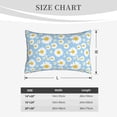 thumbnail image 4 of Honeii Daisies Flowers Decorative Throw Pillow Case - Elevate Your Couch, Sofa, or Bed with Stylish Home Decor, Perfect Gift Idea-16"x24", 4 of 6