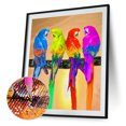 thumbnail image 2 of Taladro de pintura de diamante 5D Kits de bricolaje Cuadro de mosaico de loro colorido cuadrado completo Hugtrwg Para estrenar, 2 of 9