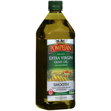 Pompeian Imported Extra Virgin Smooth Olive Oil 32 fl. oz. Bottle ...