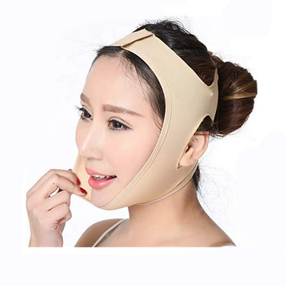 Thin Face Bandage Facial Masks Reduce Double Chin Lift Up Belt Slimming Cheek Slim Anti Wrinkle Mask Strap, L