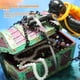 thumbnail image 1 of Aireación Acuario Submarino Fish Tank Treasure Chest Diver Live-Action Aerating Aquarium Decor (Negro) Wdftyju Libre de BPA, 1 of 4