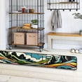 thumbnail image 7 of Vibrant Woodblock Landscapes Hallway Runner Rug 2'X6' Non-Slip Washable Carpet Runner Kitchen Entryway Laundry Bedroom, 7 of 7