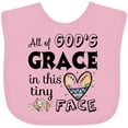 thumbnail image 3 of Inktastic God's Grace on This Tiny Face Boys or Girls Baby Bib, 3 of 4