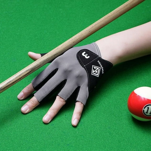 Belong To Young Billiard glove - Single Glove For Left Hand - Smooth, Elastic, Ice-silk Material, Breathable, Anti-slip - Suitable For Both Men And Women