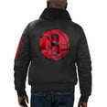 thumbnail image 5 of Men's Starter x Ty Mopkins Black Brooklyn Nets Black History Month Satin Full-Zip Jacket, 5 of 6