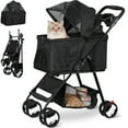 thumbnail image 6 of ZENSTYLE Detachable Pet Stroller 3-in-1 Multifunction Jogger Stroller for Dog and Cat Black, 6 of 6